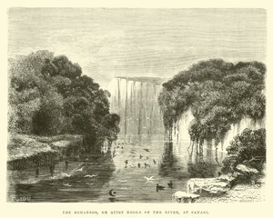 Los remansos, o rincones tranquilos del río, en Canari de Edouard Riou